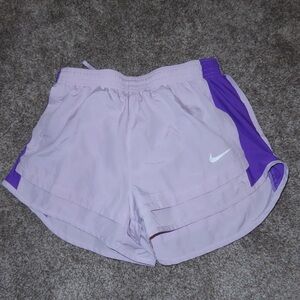 Nike Women's Lavender and Purple Athletic Shorts